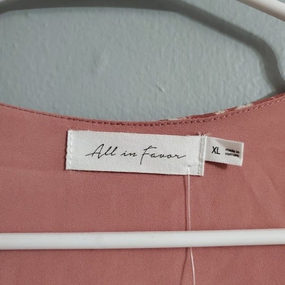 All in Favor Long Sleeve Dress NWT Size XL - Picture 8 of 10